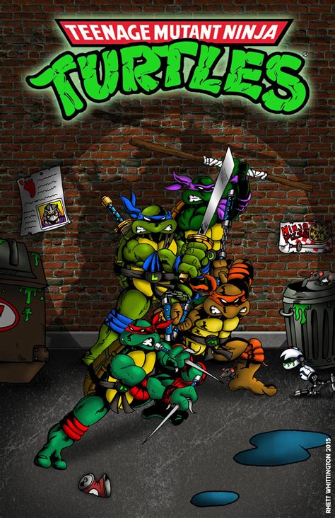 ninja turtles poster  whittingtonrhett  deviantart