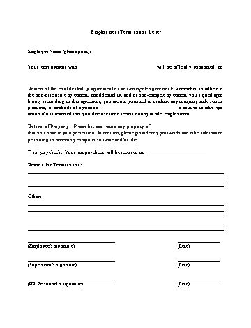 real estate contract termination letter sample  letter