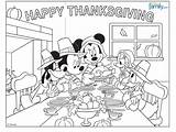 Thanksgiving Coloring Pages Disney Mickey Sheets Mouse Kids Minnie Printable Books Happy Turkey Crafts sketch template