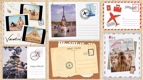 postcard templates design   postcards perfect