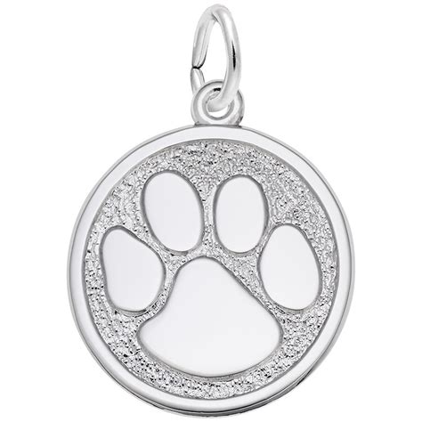 large paw print rembrandt charms