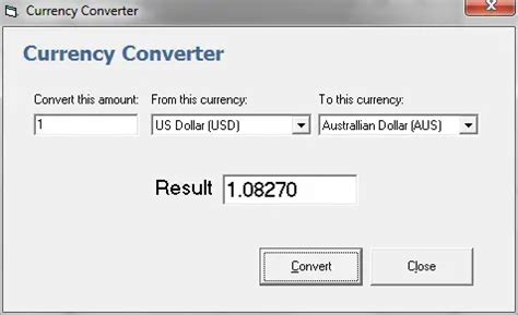 currency converter sourcecodester