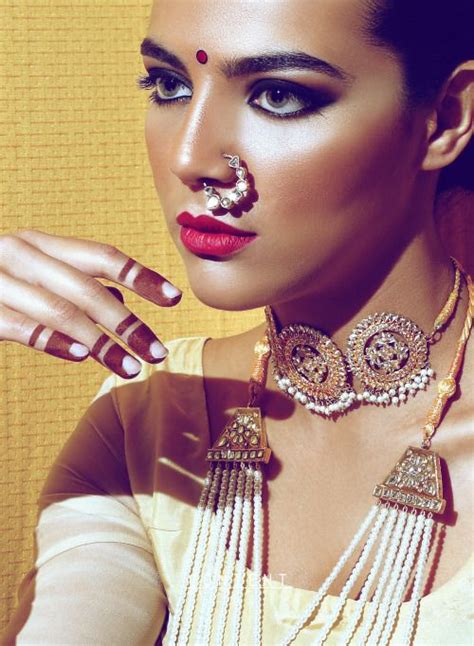 Gorgeous Indian Jewellery Statement Nose Ring Choker