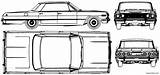 Impala Blueprintbox Hardtop sketch template