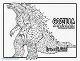 Godzilla Coloring Pages Drawing Print Monsters King Draw Printable Monster Color Worksheet Worksheets Colouring Do Kids Tutorial Movie Easy Getdrawings sketch template