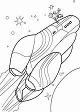 Espacial Astronave Agganciato Coloradisegni Colorare Tudodesenhos sketch template
