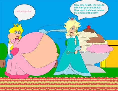 Peach S Ice Cream Belly By Marioman94 On Deviantart