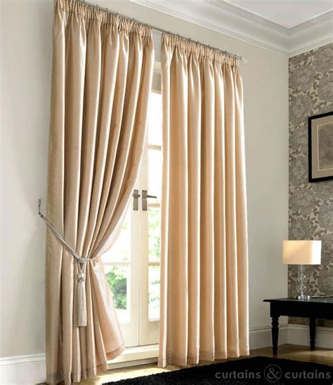 cream curtains   stylish  convenient   home