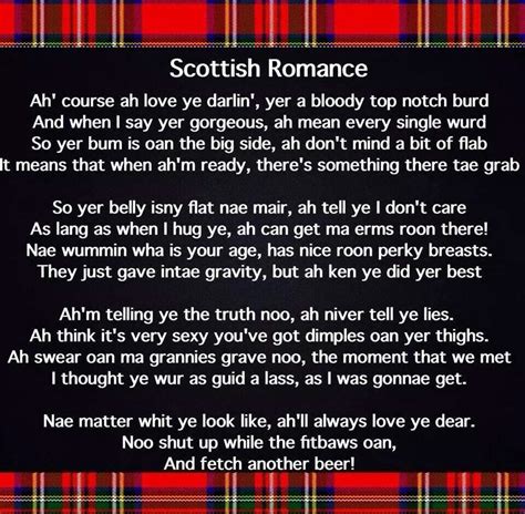 Too Funny Scottish Poems Scottish Scottish Wedding