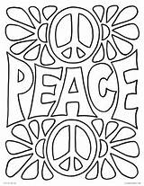 Coloring Pages Peace Sign Mandala Retro Printable Color Getdrawings Getcolorings Print sketch template