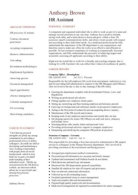 dayjob hr assistant cv template job description sample candidates