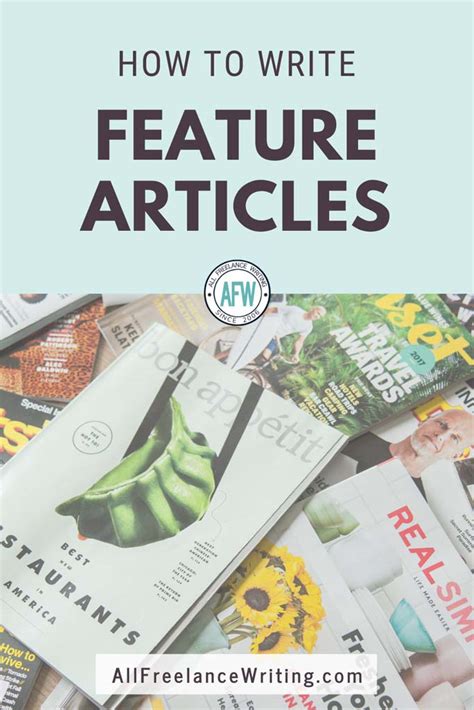 write feature articles