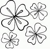 Clover Leaf Coloring Four Pages Clipart Kids Leaves Cliparts Library Clip Popular Related sketch template