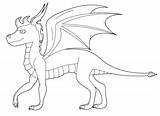 Dragon Spyro Coloring Pages Printable Line Skylanders sketch template