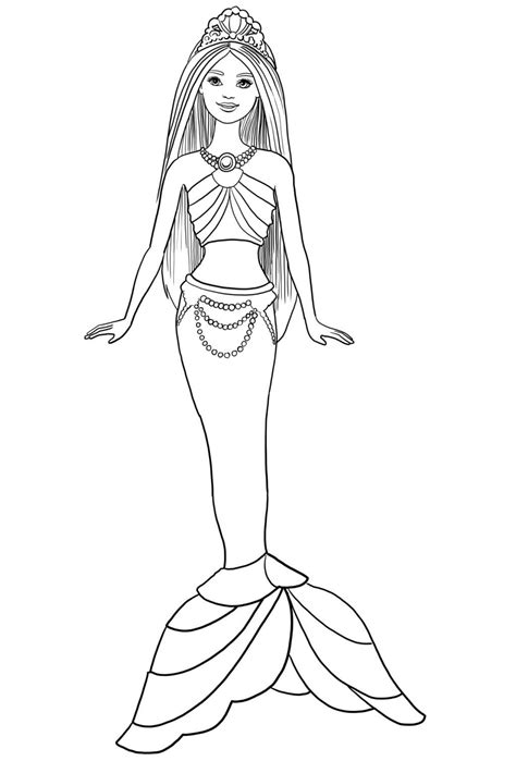 barbie mermaid coloring pages jakaylailhess