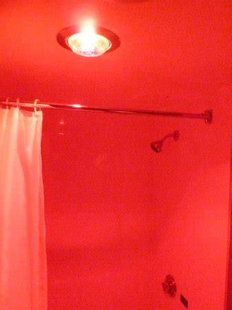 red light  hotel bathroom bathroom poster