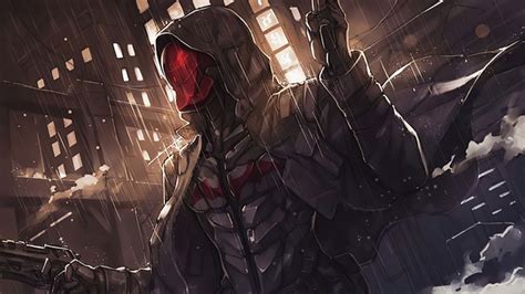 red hood gotham 4k hd superheroes 4k wallpapers images backgrounds