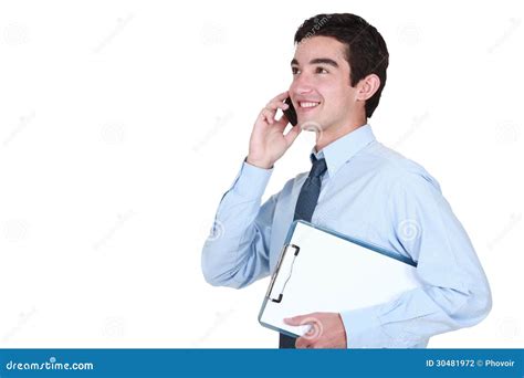 businessman talking   cell stock photo image  portrait cell