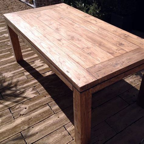 lowry reclaimed teak seater rectangular dining table