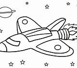Spaceship Coloring Pages Colouring Getcolorings Getdrawings sketch template