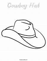 Coloring Cowboy Hat Built California Usa sketch template