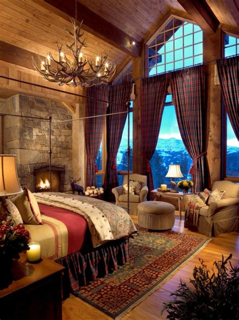 cozy rustic bedroom interior designs   winter