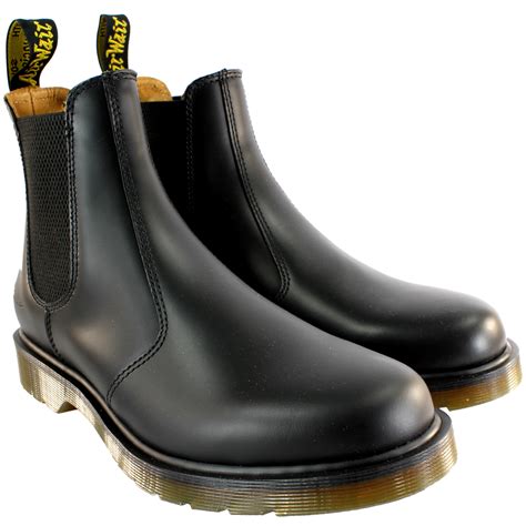 mens dr martens  classic chelsea style leather ankle high boot  sizes   ebay