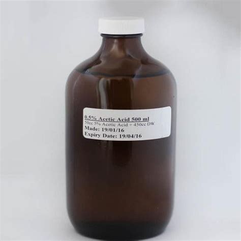 Acetic Acid Solution 0 5 500ml
