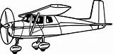Coloring Airplane Cessna Drawing Illustration Pages Template Wecoloringpage Sketch Clipartmag sketch template