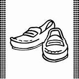 Loafers Template Printable Flash Card Shoe Choose Board Shoes sketch template