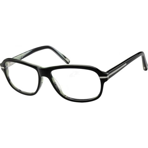 black rectangle glasses 610421 zenni optical eyeglasses glasses