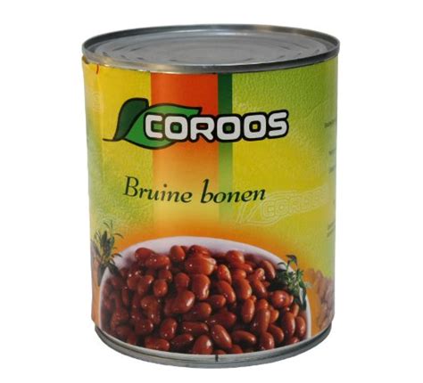 coroos bruine bonen brown beans tin  gram   dutch