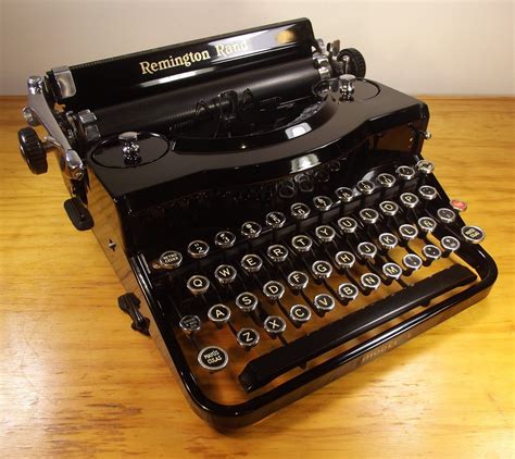 oztypewriter remington rand model  portable typewriter