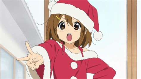 K On Screenshots Hirasawa Yui Anime Christmas Outfits Anime