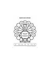 Thanksgiving Coloring Spanish Turkey Sheets English Preview sketch template