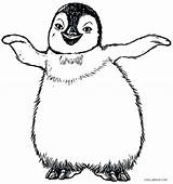 Penguin Coloring Pages Baby Printable Color Print Getcolorings Erect Crested sketch template