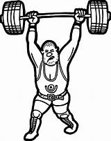 Lifting Weightlifter Boy Onlinecoloringpages Wecoloringpage sketch template