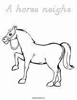 Horse Neighs Coloring Built California Usa sketch template