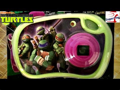 nickelodeon teenage mutant ninja turtles toy camera youtube