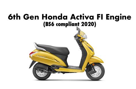 honda activa  gen   powered  fi engine  bs