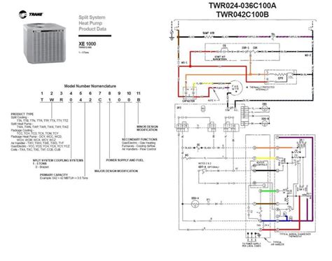 trane heat pump wiring diagram twnca  edited  houston      pm