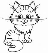 Colorir Gatinho Desenhos Gatinhos Gato sketch template