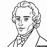 Chopin Coloring Frederic Clipart Pages Historical Book Color Gif Famous Thecolor Figures Composers Drawings People Clipground Figure Choose Board Printable sketch template
