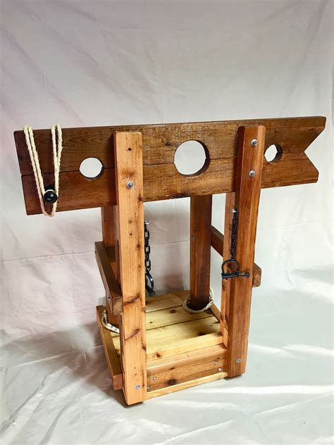 bdsm pillory stockade stocks with spanking bench dungeon etsy