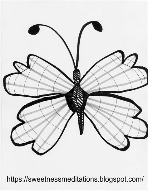 sweetness meditations  butterfly coloring pages