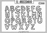 Abecedario Fichas Abcfichas Alfabeto Lettering Ficha sketch template