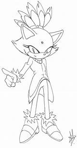 Blaze Pages Coloring Cat Sonic Getcolorings sketch template