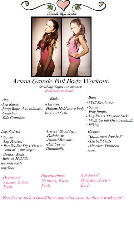 Ariana Grande Full Body Workout Photos Photoshoot With Jones Crow