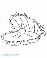 Oyster Coloring Clam Pages Shell Printable Kids Getcolorings Color Find Getdrawings sketch template