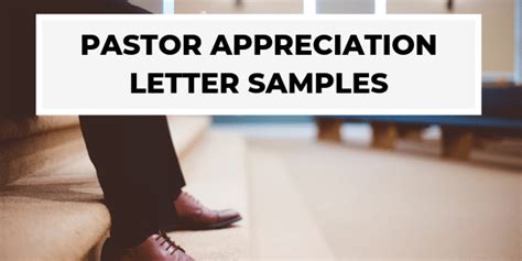 pastor appreciation letters  give honor  due churchlettersorg